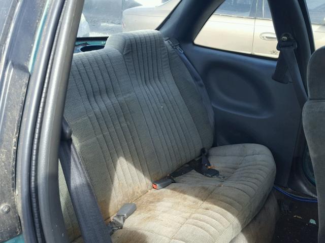 1G2NE12T0VC831044 - 1997 PONTIAC GRAND AM S მწვანე ფოტო 6