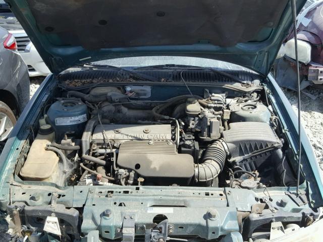 1G2NE12T0VC831044 - 1997 PONTIAC GRAND AM S მწვანე ფოტო 7