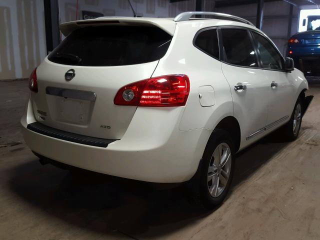 JN8AS5MV9FW767387 - 2015 NISSAN ROGUE SELE WHITE photo 4