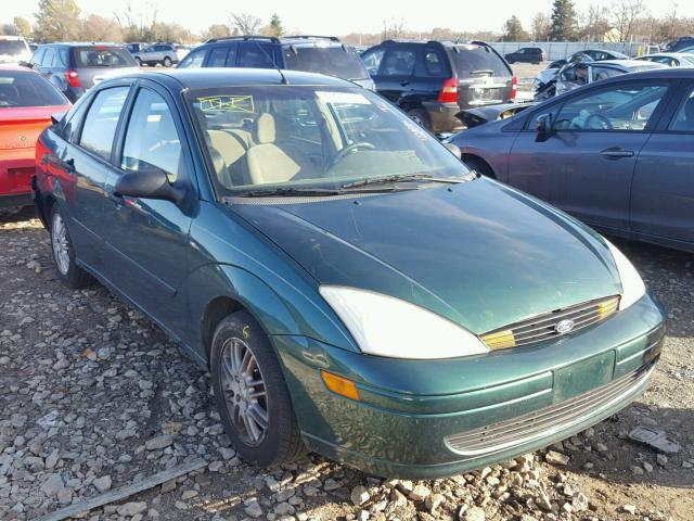 1FAFP3833YW415818 - 2000 FORD FOCUS ZTS GREEN photo 1