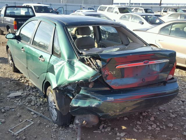 1FAFP3833YW415818 - 2000 FORD FOCUS ZTS GREEN photo 3