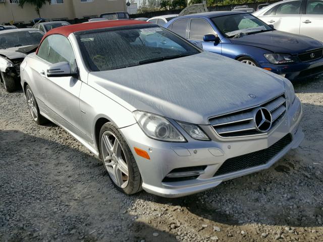 WDDKK7DF1CF152290 - 2012 MERCEDES-BENZ E 550 SILVER photo 1