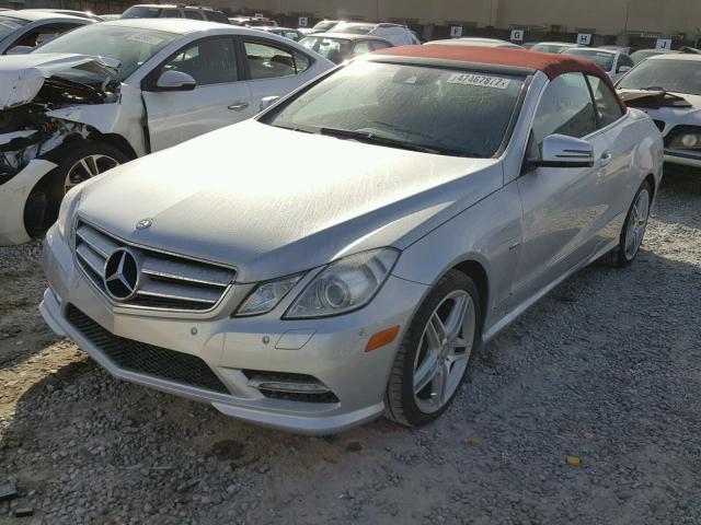 WDDKK7DF1CF152290 - 2012 MERCEDES-BENZ E 550 SILVER photo 2