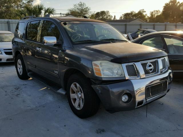 5N1AA08AX4N737435 - 2004 NISSAN ARMADA SE GRAY photo 1