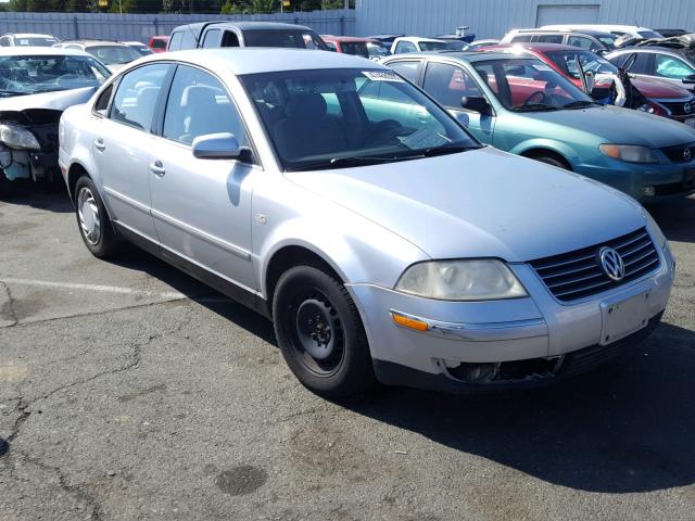 WVWPD63B61P274279 - 2001 VOLKSWAGEN PASSAT GLS SILVER photo 1