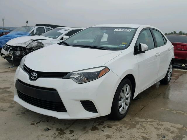 5YFBURHE8EP016509 - 2014 TOYOTA COROLLA L WHITE photo 2