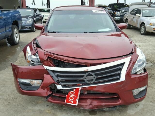 1N4AL3AP2DN539761 - 2013 NISSAN ALTIMA 2.5 RED photo 9