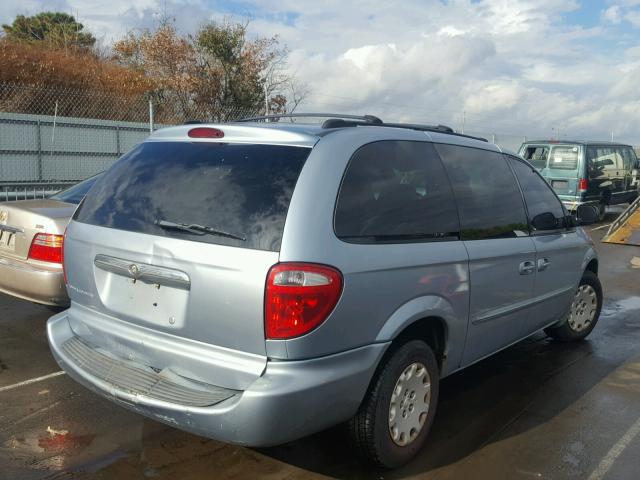 2C4GP24353R242433 - 2003 CHRYSLER TOWN & COU BLUE photo 4