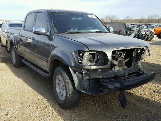 5TBDT44146S509882 - 2006 TOYOTA TUNDRA DOU GRAY photo 1