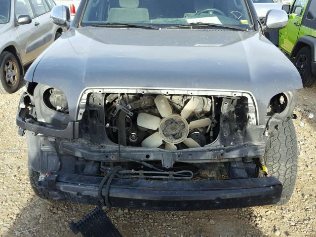 5TBDT44146S509882 - 2006 TOYOTA TUNDRA DOU GRAY photo 9