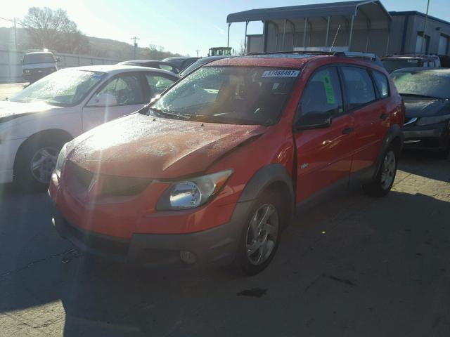 5Y2SL62823Z406738 - 2003 PONTIAC VIBE RED photo 2