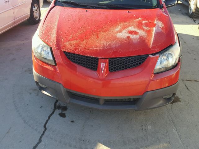 5Y2SL62823Z406738 - 2003 PONTIAC VIBE RED photo 9