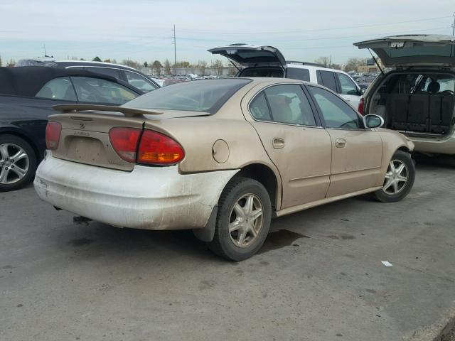 1G3NL52F14C202779 - 2004 OLDSMOBILE ALERO GL GOLD photo 4