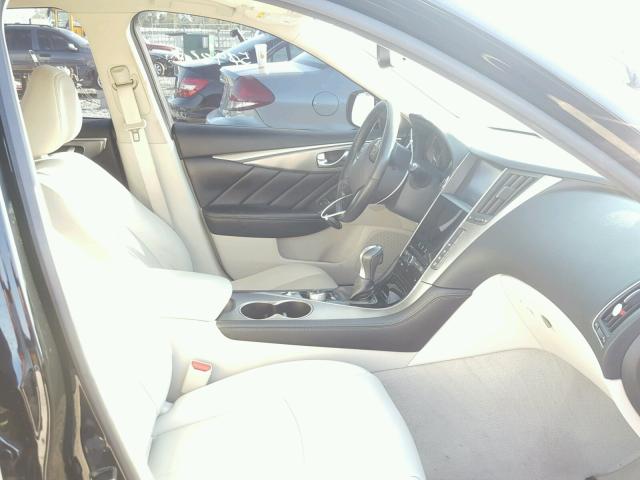 JN1BV7AP8EM681252 - 2014 INFINITI Q50 BASE Negro foto 5