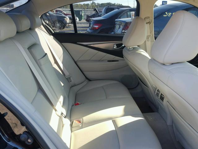 JN1BV7AP8EM681252 - 2014 INFINITI Q50 BASE Negro foto 6