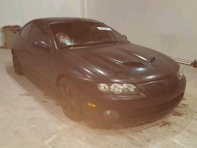 6G2VX12U56L525853 - 2006 PONTIAC GTO BLACK photo 1