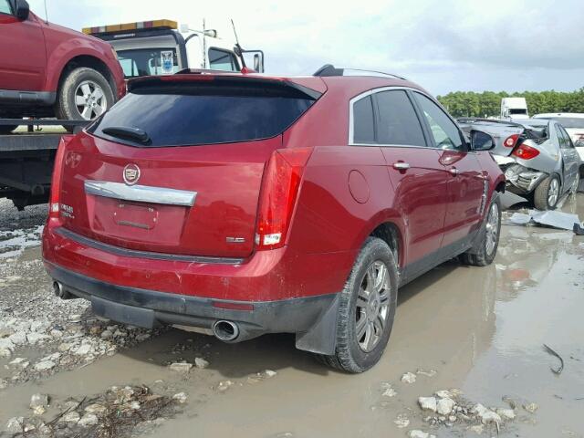 3GYFNDE31CS531625 - 2012 CADILLAC SRX LUXURY RED photo 4