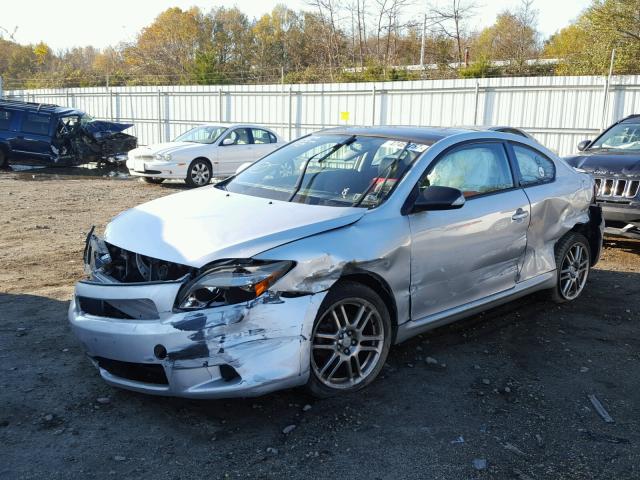 JTKDE167150007245 - 2005 TOYOTA SCION TC SILVER photo 2