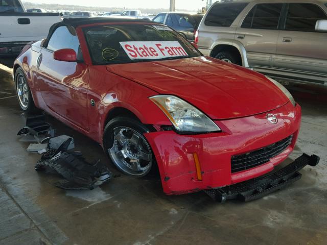 JN1AZ36A74T013492 - 2004 NISSAN 350Z ROADS RED photo 1