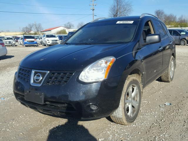 JN8AS5MV5AW102026 - 2010 NISSAN ROGUE S BLACK photo 2