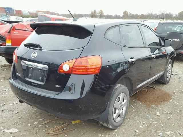 JN8AS5MV2BW311774 - 2011 NISSAN ROGUE S BLACK photo 4