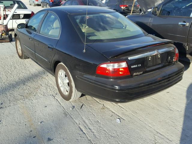 1MEFM55S94A613674 - 2004 MERCURY SABLE LS P BLACK photo 3