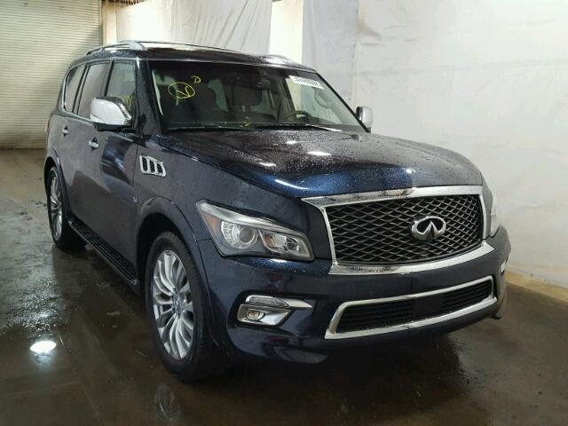 JN8AZ2NC4G9400730 - 2016 INFINITI QX80 BLUE photo 1