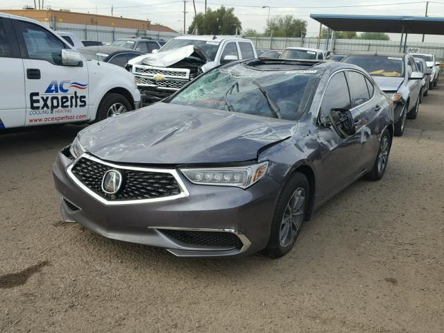 19UUB1F33JA001711 - 2018 ACURA TLX CHARCOAL photo 2