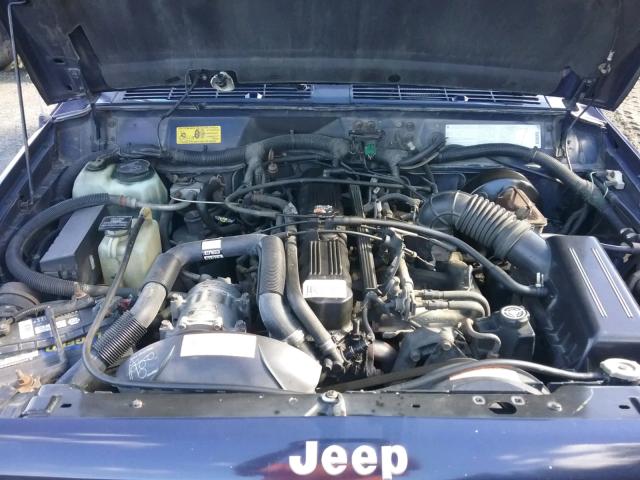 1J4FJ78S6PL615273 - 1993 JEEP CHEROKEE C BLUE photo 7