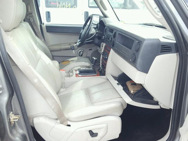 1J8HH58P17C614082 - 2007 JEEP COMMANDER Gümüş foto 5
