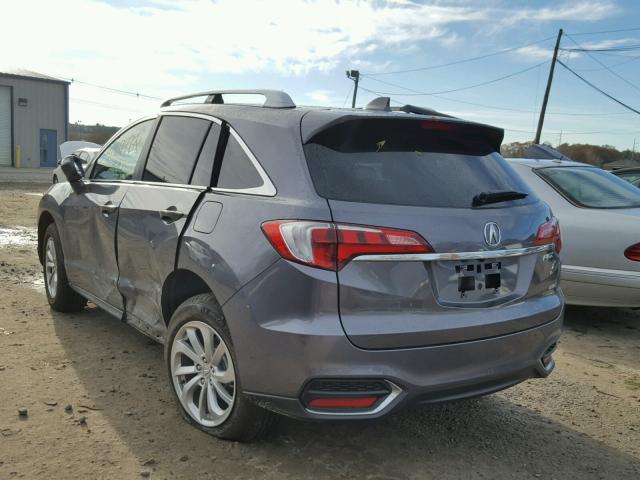 5J8TB4H51HL033311 - 2017 ACURA RDX TECHNO GRAY photo 3