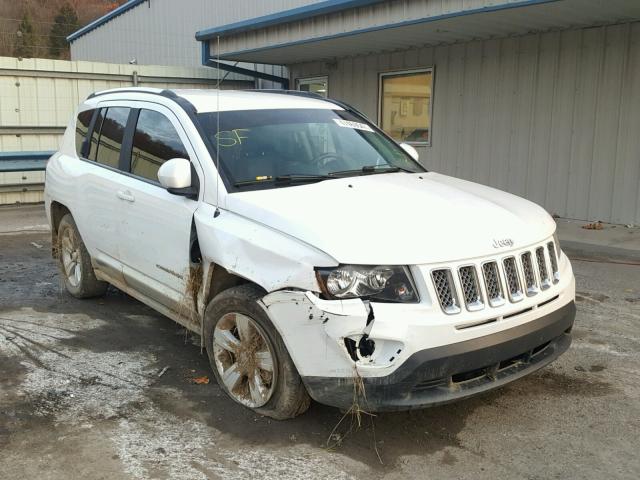 1C4NJDEB3ED673904 - 2014 JEEP COMPASS LA WHITE photo 1