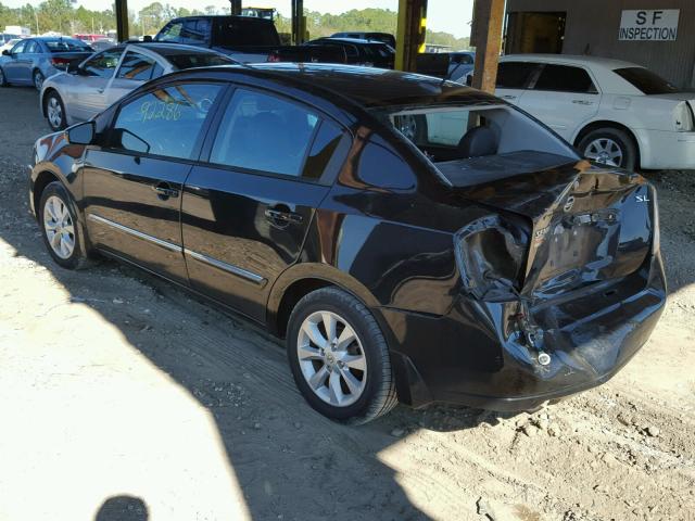 3N1AB6AP8CL703837 - 2012 NISSAN SENTRA 2.0 BLACK photo 3