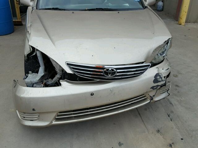 4T1BE32K85U081173 - 2005 TOYOTA CAMRY LE GOLD photo 7