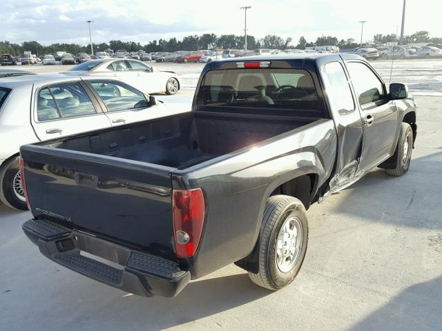 1GCCS199688104407 - 2008 CHEVROLET COLORADO BLACK photo 4