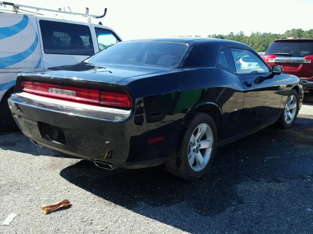 2C3CDYAG6CH101012 - 2012 DODGE CHALLENGER BLACK photo 4