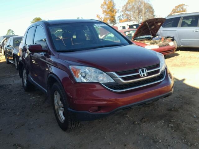 5J6RE4H71BL022215 - 2011 HONDA CR-V EXL BURGUNDY photo 1