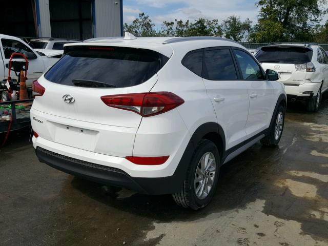 KM8J33A42JU670427 - 2018 HYUNDAI TUCSON LIM WHITE photo 4