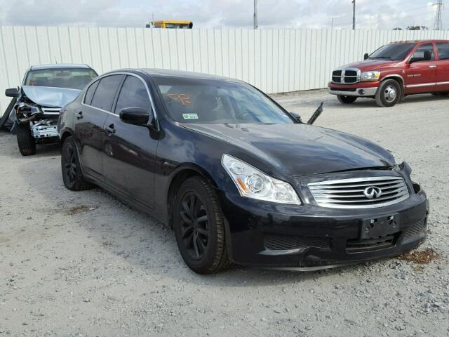 JNKCV61E49M310300 - 2009 INFINITI G37 BASE BLACK photo 1