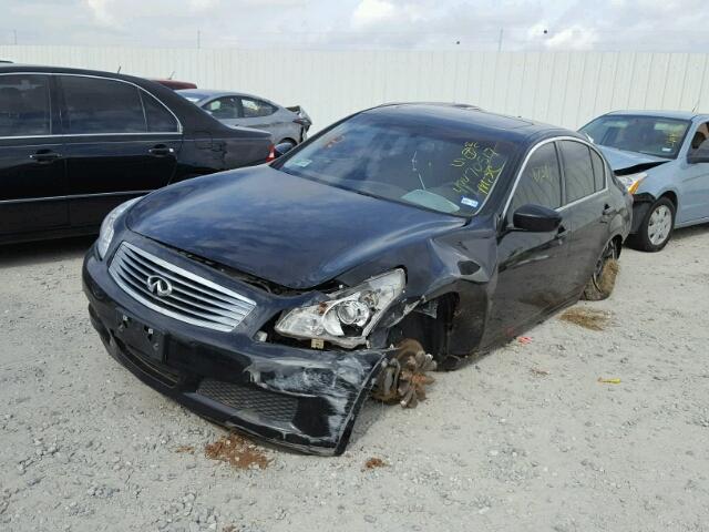 JNKCV61E49M310300 - 2009 INFINITI G37 BASE BLACK photo 2