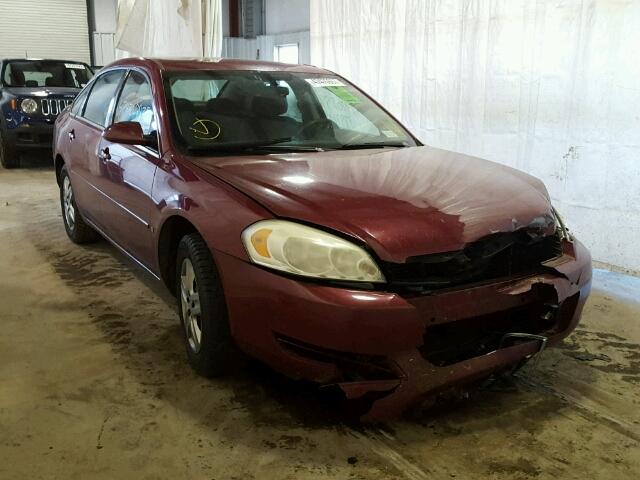 2G1WB58K969215097 - 2006 CHEVROLET IMPALA LS RED photo 1