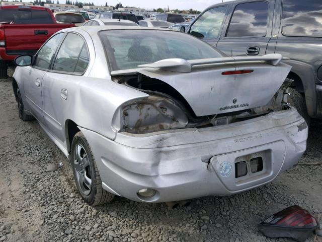 1G2NE52F05M209118 - 2005 PONTIAC GRAND AM S Gümüş foto 3