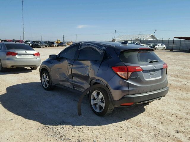 3CZRU5H77GM726871 - 2016 HONDA HR-V EXL GRAY photo 3