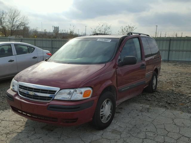 1GNDX03E64D229468 - 2004 CHEVROLET VENTURE MAROON photo 2