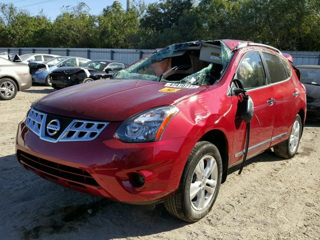 JN8AS5MT3FW153949 - 2015 NISSAN ROGUE SELE RED photo 2
