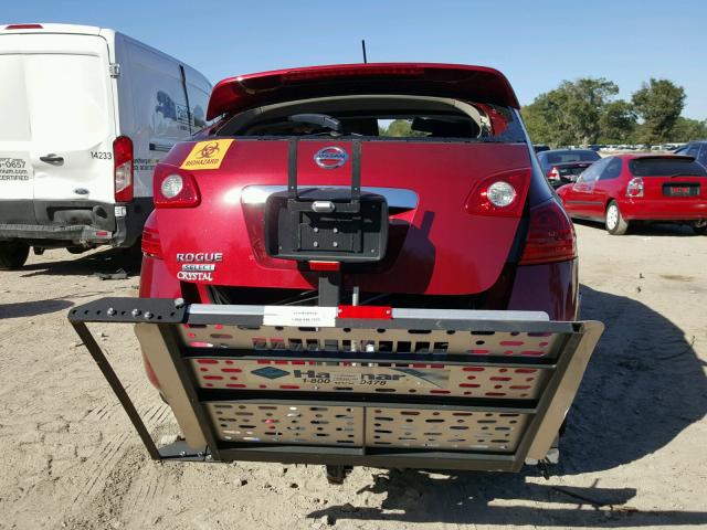 JN8AS5MT3FW153949 - 2015 NISSAN ROGUE SELE RED photo 9