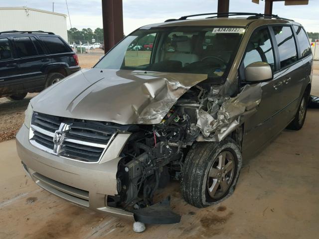 2D8HN54179R593512 - 2009 DODGE GRAND CARA TAN photo 2