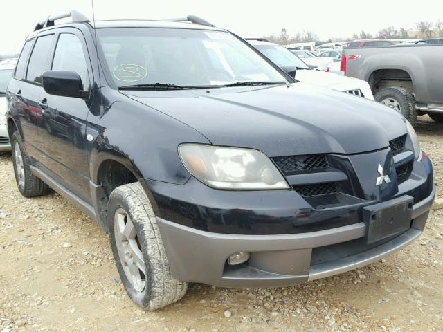 JA4LZ41G63U073984 - 2003 MITSUBISHI OUTLANDER BLACK photo 1