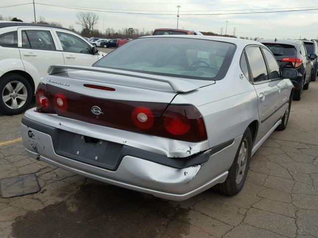 2G1WH55K329261747 - 2002 CHEVROLET IMPALA LS SILVER photo 4