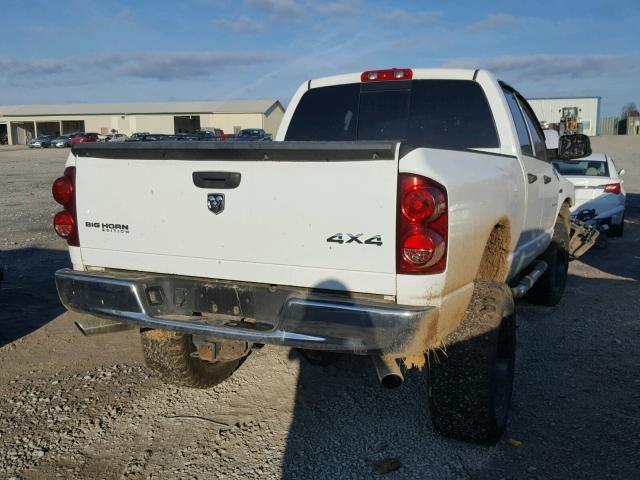 1D7HU18237S202080 - 2007 DODGE RAM 1500 S WHITE photo 4